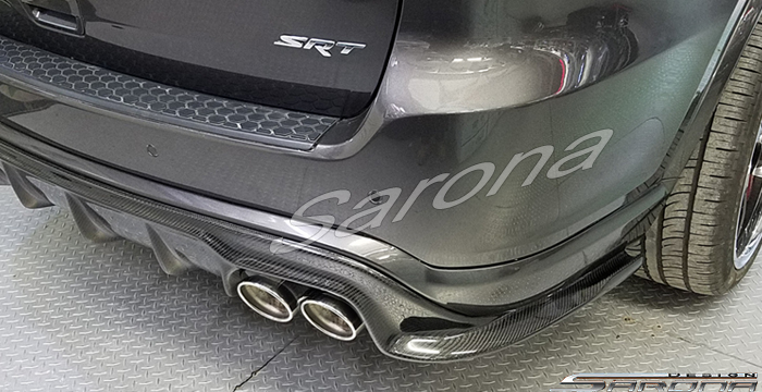 Custom Dodge Durango  SUV/SAV/Crossover Rear Add-on Lip (2017 - 2024) - $740.00 (Part #DG-013-RA)